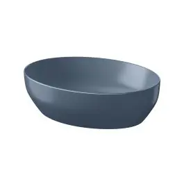 Azonnali szállítás | Cersanit Larga mosdótál 50.5x38.5 cm ovális mosdótálak kék K677-055